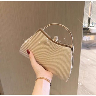 Rhinestone Handbag Purse Clutch Purses for Women Evening Shoulder Diamond Purse Bling Crystal Bag กระเป๋าออกงาน คลัทช์