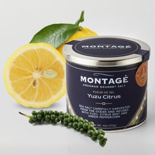 MONTAGE FLEUR DE SEL Yuzu Citrus เกลือรสยูสุซิตรัส (110 g)