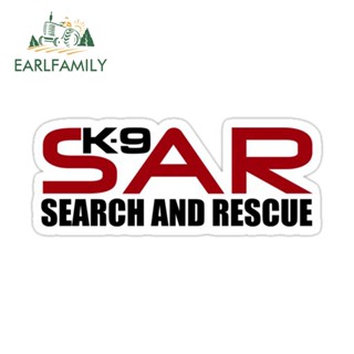 Earlfamily สติกเกอร์ไวนิล ลายการ์ตูนอนิเมะ Search and Rescue ขนาด 13 ซม. X 5.4 ซม. สําหรับติดตกแต่งรถยนต์ แล็ปท็อป กีตาร์ หมวกกันน็อค รถจักรยานยนต์