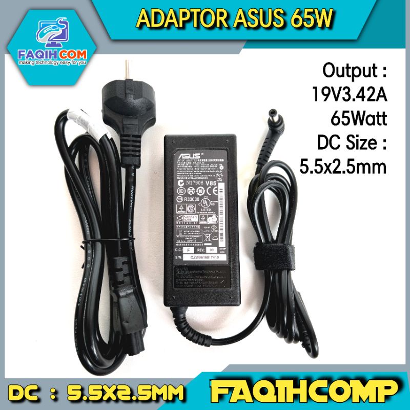 อะแดปเตอร์ชาร์จแล็ปท็อปของแท้ Asus K43 K43S K43U X45 X45A X45U X45V X43SK 43SD K43SE K43SJ K43SR