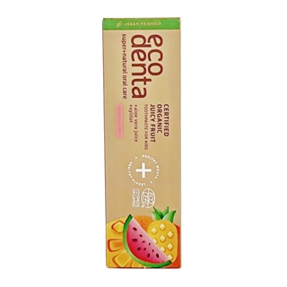 Natural EFE | Kids Toothpaste | Eco Denta Natural Oral Care (Fluoride Free) - Juicy Fruit 75ml