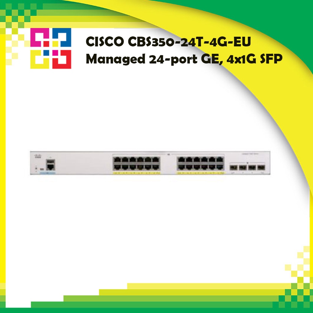 CISCO CBS350-24T-4G-EU Managed 24-port GE, 4x1G SFP