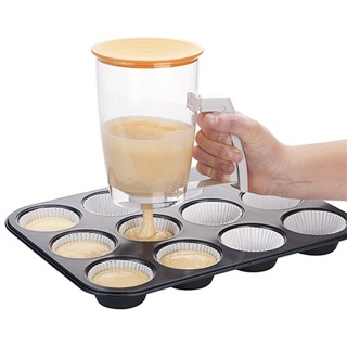 ที่หยอดแป้ง ที่หยอดแป้งขนม พลาสติก Cupcake/วาฟเฟิล/Pancake Batter Dispenser -สินค้ามีพร้อมส่ง-