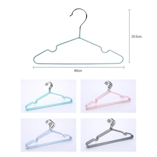 ไม้แขวนเสื้อสแตนเลส หนา ผู้ใหญ่ ขนาด40cm*20cm (1 ชิ้น)