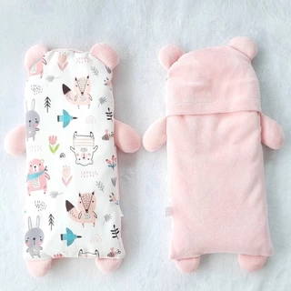 Phurinn Kids หมอนกันสะดุ้ง SnugGuard สำหรับเด็กแรกเกิด ปลอกถอดซักได้ | นุ่มแนบตัว ไม่อึดอัด