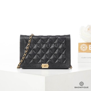 CHANEL WOC BOY 7.5_ BLACK CAVIAR GHW