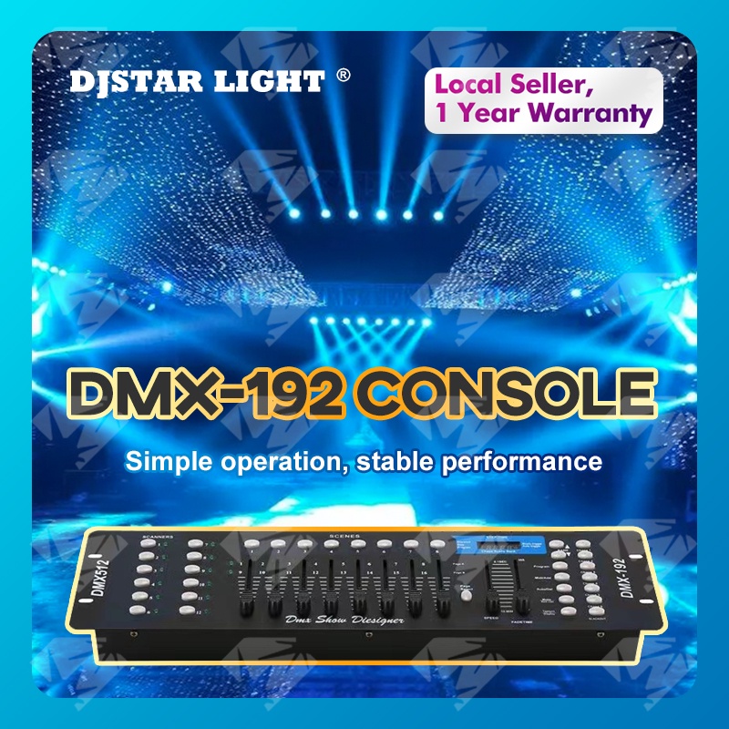 ในสต็อก/พร้อมส่ง/High Beam ควบคุม DMX Controller 192 DMX Controller DJ อุปกรณ์ DMX 512 คอนโซล STAGE 