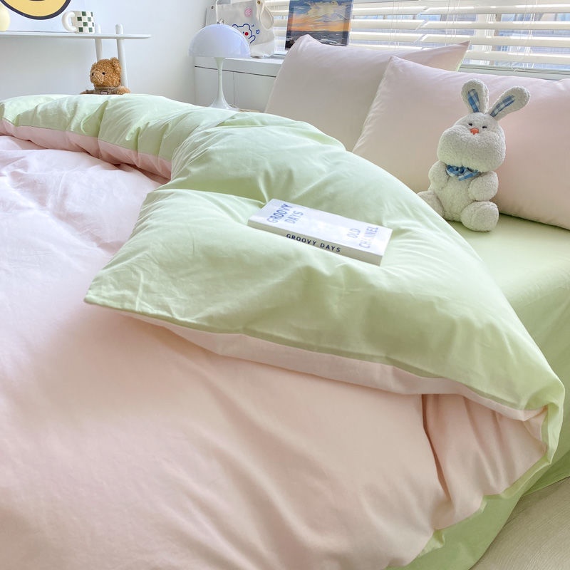 ปลอกผ้านวม 5 ฟุต ปลอกผ้านวม 3.5 ฟุต ปลอกผ้านวม ชิ้นเดียว 150x200x230cm ซักผ้าฝ้าย หอพัก คนเดียว สำหร