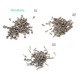 Abongbang สกรูเกลียว M2 เส้นผ่านศูนย์กลางหัวกลมสกรูไขว้สกรูต๊าปเกลียวดี 100 ชิ้น