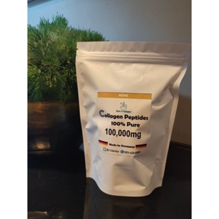 (ถุง100กรัม)Collagen Peptides 100% Pure ,คลอลาเจน เป๊ปไทด์ 100% นำเข้าจากเยอรมันนี