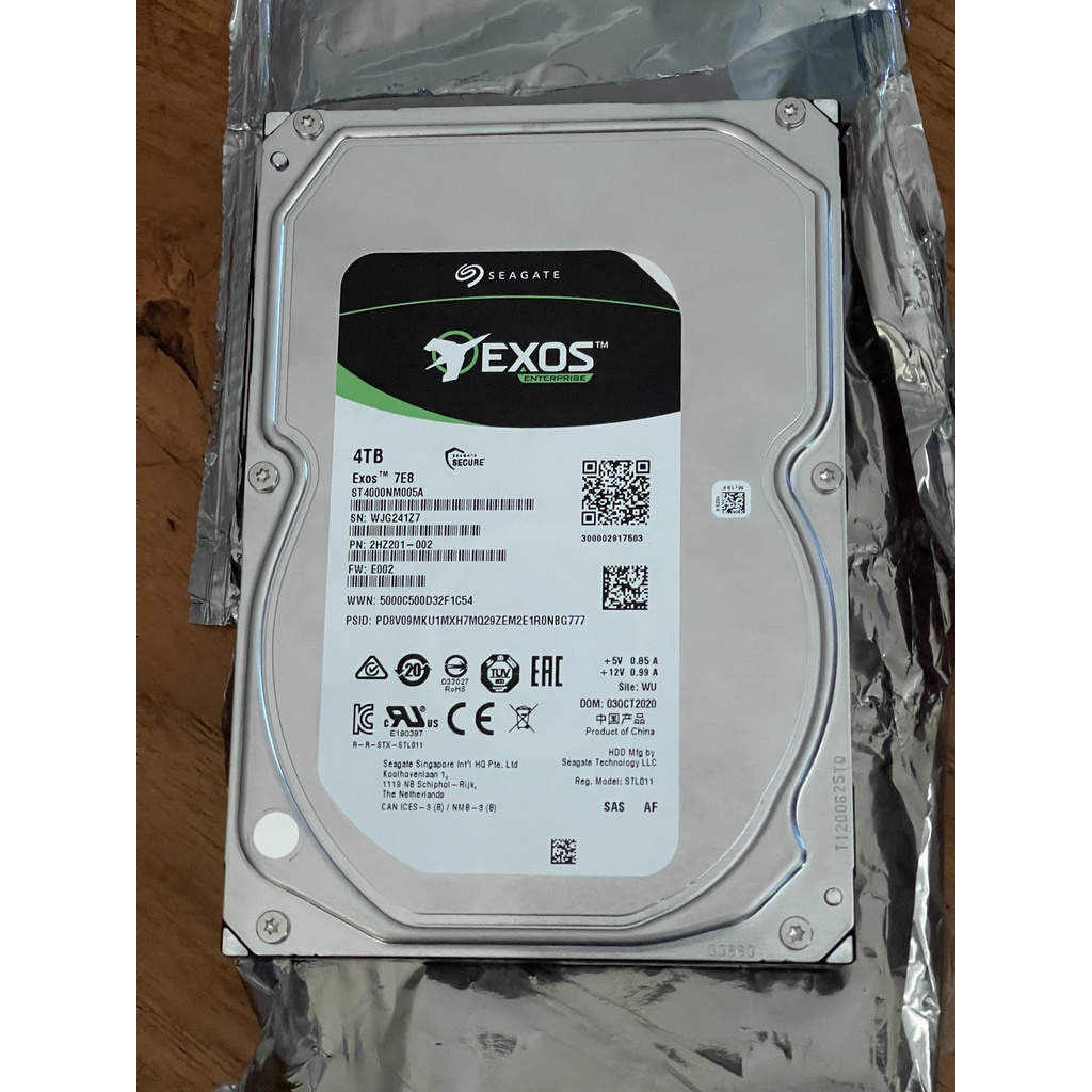 [ST4000NM005A] Seagate Exos 7E8 4TB SAS Enterprise Hard Drive | Shopee ...