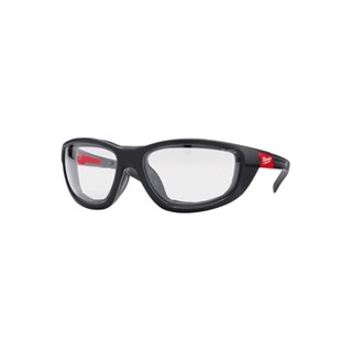 MILWAUKEE NO.48-73-2040A Clear Performance Safety Glasses with Gasket แว่นเซฟตี้นิรภัย เลนส์ใส พร้อมกรอบรองกระชับ