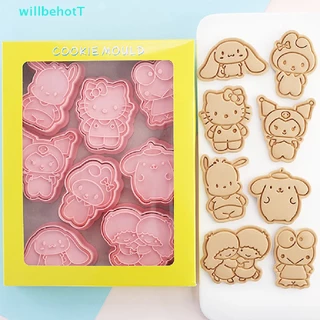 [WillbehotT] ใหม่ แม่พิมพ์ ลายการ์ตูน DIY สําหรับทําคุ้กกี้ บิสกิต เค้ก เบเกอรี่ 8 ชิ้น ต่อชุด