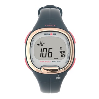 Timex TW5M48200 Ironman Transit นาฬิกาข้อมือผู้หญิง สายเรซิน สีน้ำเงิน หน้าปัด 33 มม.