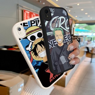 เคสโทรศัพท์มือถือหนังแกะ แบบนิ่ม ลายการ์ตูนวันพีช กันกระแทก สําหรับ iPhone XR