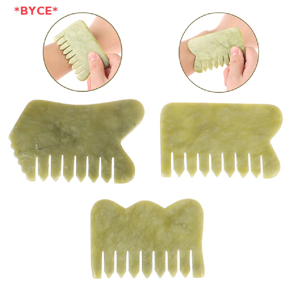 Byce> หวีหินกัวซา สําหรับนวดใบหน้า และร่างกาย