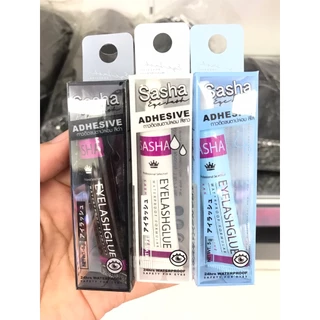 Sasha Adhesive ซาช่า กาวติดขนตา กาวติดแน่น กันน้ำ กันเหงื่อ 3 สี