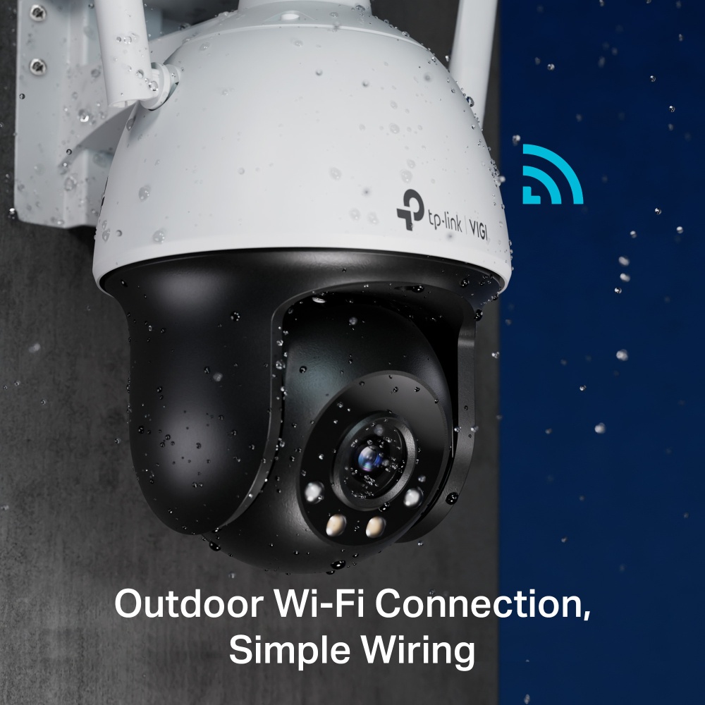 ⚡️กล้องวงจรปิดไร้สาย⚡️ TP-LINK (VIGI C540-W) 4MP Outdoor Full-Color Wi-Fi Pan Tilt Network Camera 3Y