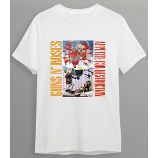 เสื้อยืด Guns N Roses เสื้อยืดวงดนตรี เสื้อวง Guns N Roses