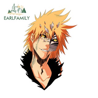 Earlfamily สติกเกอร์ ลายการ์ตูนอนิเมะ Kurosaki Ichigo 13 ซม. X 9 ซม. สําหรับติดตกแต่งรถยนต์ แล็ปท็อป กีตาร์ กระเป๋าเดินทาง DIY