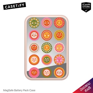 [พร้อมส่ง] CASETiFY - Retro Suns เคสสำหรับ Magnetic Battery Pack [ผ่อน0% ส่งฟรี มีของแถม]