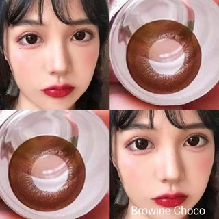 คอนแทคเลนส์ บิ๊กอาย ขนาด L รุ่น Brownie/Rio มีสีดำ/Choco Black/Choco มีค่าสายตา (0.00)-(-10.00)