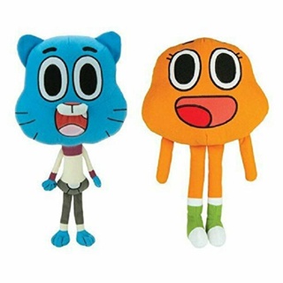 ตุ๊กตาของเล่นยัดนุ่น ยัดนุ่น Amazing World Of Gumball Darwin ขนาด 9.84 นิ้ว ของขวัญ สําหรับเด็ก