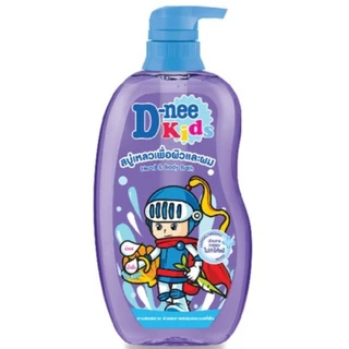 D-nee Kids ดีนี่ คิดส์ เฮดแอนด์บอดี้ บาธ สบู่เหลวเพื่อผิวและผม ขนาด 400 มล.