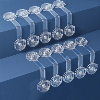 1/5 ชิ้น อเนกประสงค์ แบบพกพา ล็อคความปลอดภัยของเด็ก สีใส / ท…