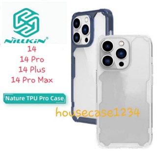 👍พร้อมส่งในไทย👍NILLKIN  แท้💯% เคสกันกระแทก รุ่น Nature TPU PRO Case For  ไอโฟน  14/14 Plus/14 Pro/14 Pro Max