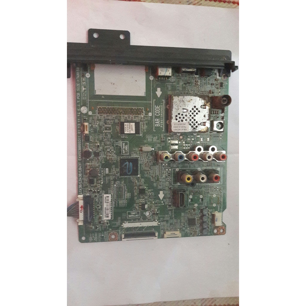 Main board LG เมนบอร์ด แอลจี รุ่น  32LB563D พาร์ท EAX65388003 ของถอด