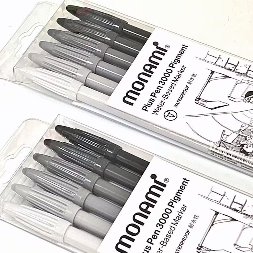 Ohaya Monami Plus ปากกามาร์กเกอร์ 3,000 สี สําหรับวาดภาพระบายสีน้ํา - รูปที่ 3