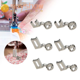 MAYSHOW Zinc Alloy Ruler Foot Sewing|Free Motion Darning Presser Foot Quilting Embroidery Frame Sewing Ruler DIY Patchwork Maker Kit High Low Shank