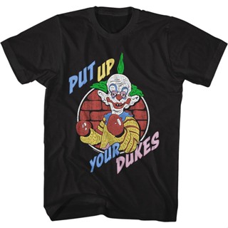 Put Up Your Dukes Killer Klowns From Outer Space T-Shirt เสื้อยืดเท่ เสื้อยืดแฟชั่น