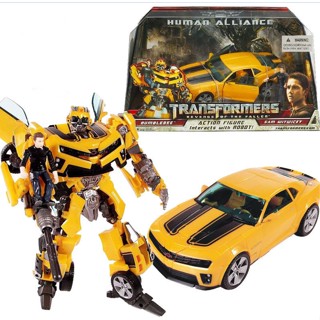 ของเล่นฟิกเกอร์หุ่นยนต์ หุ่นยนต์แปลงร่าง พันธมิตรมนุษย์ Bumblebees And Sam สไตล์คลาสสิก สําหรับเด็กผู้ชาย