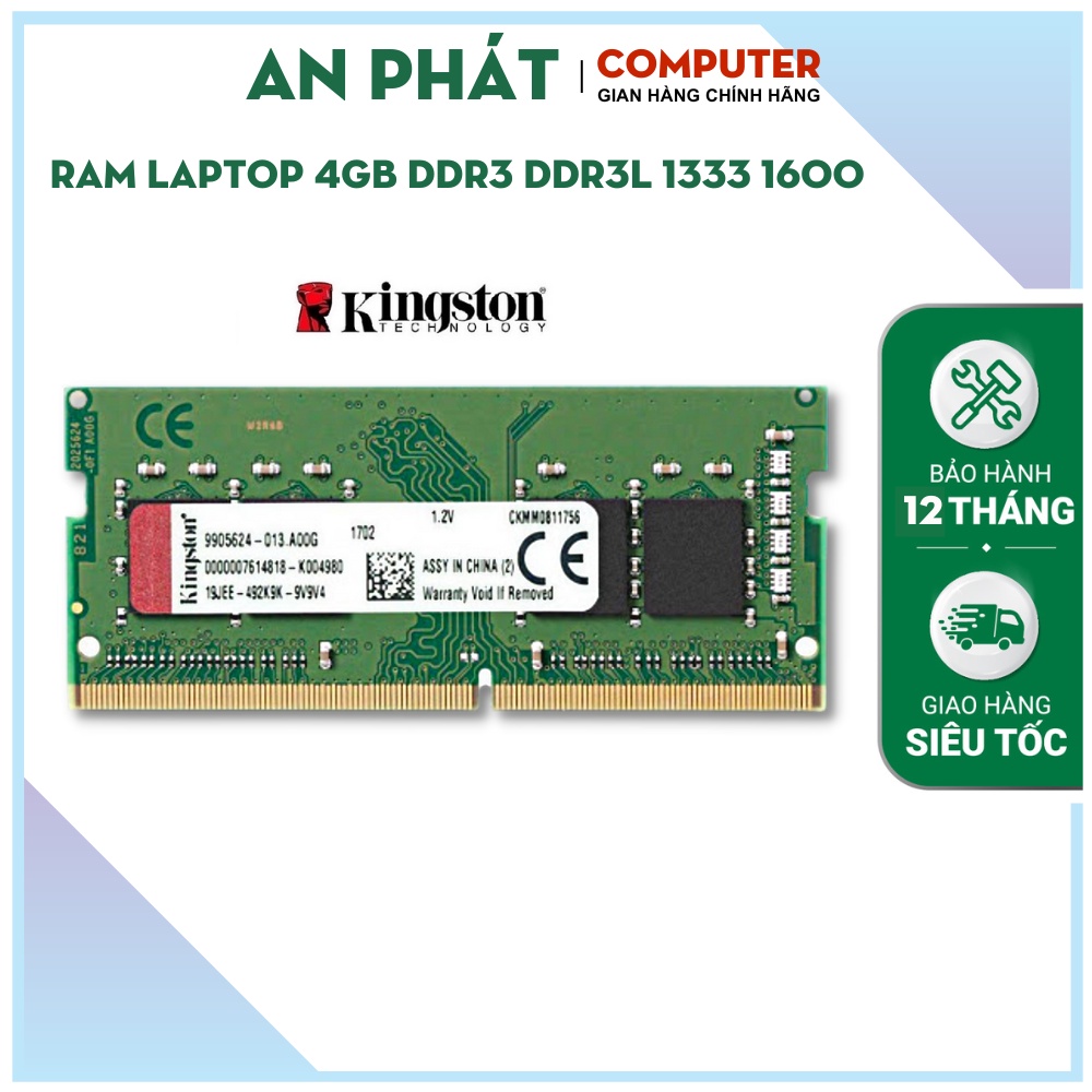 แล็ปท็อป Ram 4GB DDR3, DDR3L Buss Ram 1333, 1600. Ram Innovation ใน 12 เดือน คอมพิวเตอร์ AnPhat