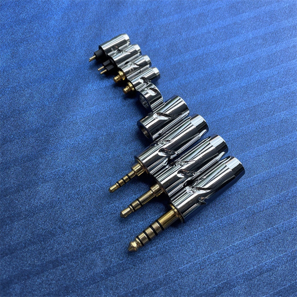Fengru Diy โลหะหูฟังแจ ็ คปลั ๊ ก Splitter Slider Plug MMCX 0.78 A2DC IE400 2.5 3.5 4.4 แจ ็ คปลั ๊ ก