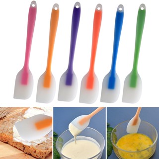 【AG】Cream Spatula Non-stick Dessert Making Portable Heat Resistant Baking Scraper Pastry Tool