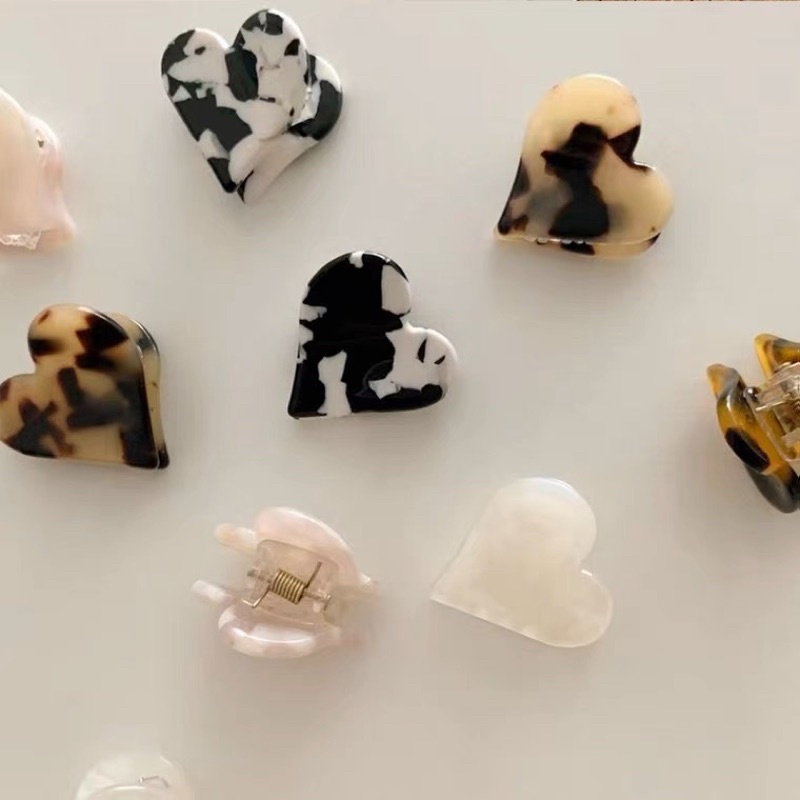 🔥HOT ITEM🔥 กิ๊บหนีบผมหินอ่อนหัวใจ สุดฮิต ขนาด 2.5 cm - รูปที่ 5