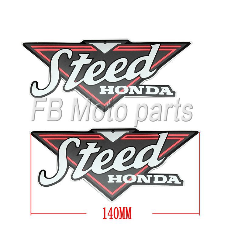 ส่ง สติกเกอร์โลโก้ สําหรับติดตกแต่งถังน้ํามันรถจักรยานยนต์ HONDA STEED Iron Horse 400 600