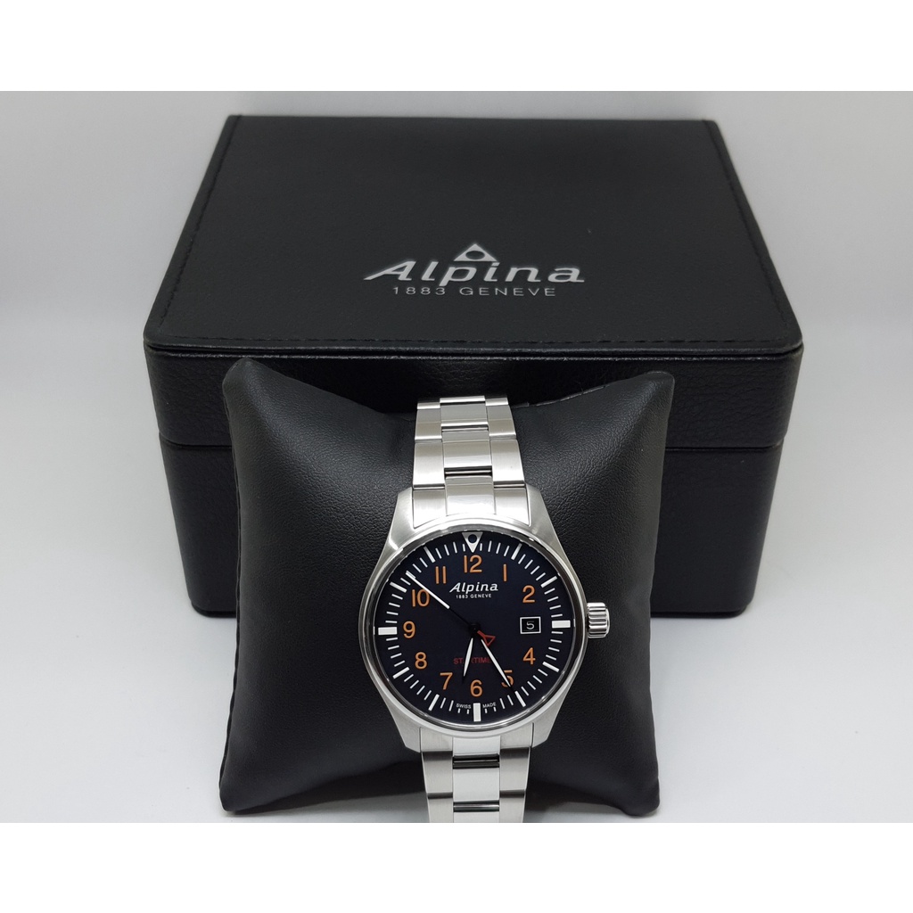 นาฬิกา ALPINA MEN'S AL-240N4S6B STARTIMER SWISS QUARTZ พร้อมกล่อง (สภาพใหม่)