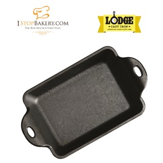 Lodge HMSRC Heat-Treated Cast Iron Rectangle Mini Server,0.3