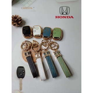 เคสกุญแจรีโมตรถยนต์ 2 ปุ่ม สําหรับ Honda civic jazz city brio amaze crv