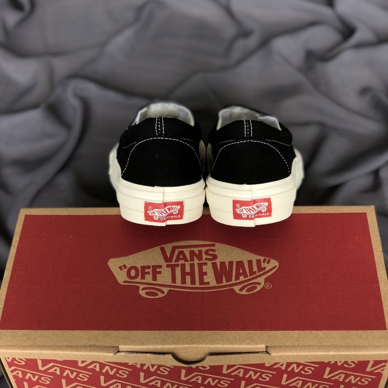 Hitam Original vans sk8 รองเท้าผ้าใบสีดําเต็มรูปแบบรองเท้าสบายๆผู้ชาย & 39; s รองเท้าสีดําผู้หญิง & 