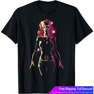 Marvelเสื้อยืดแขนสั้น Marvel X-Men Jean Grey Epic Trance Stance Graphic T-Shirt Marvel Sports T-shirt