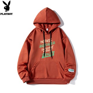 PLAYBOY Sweater Mens New Hooded Loose Bottoming Shirt