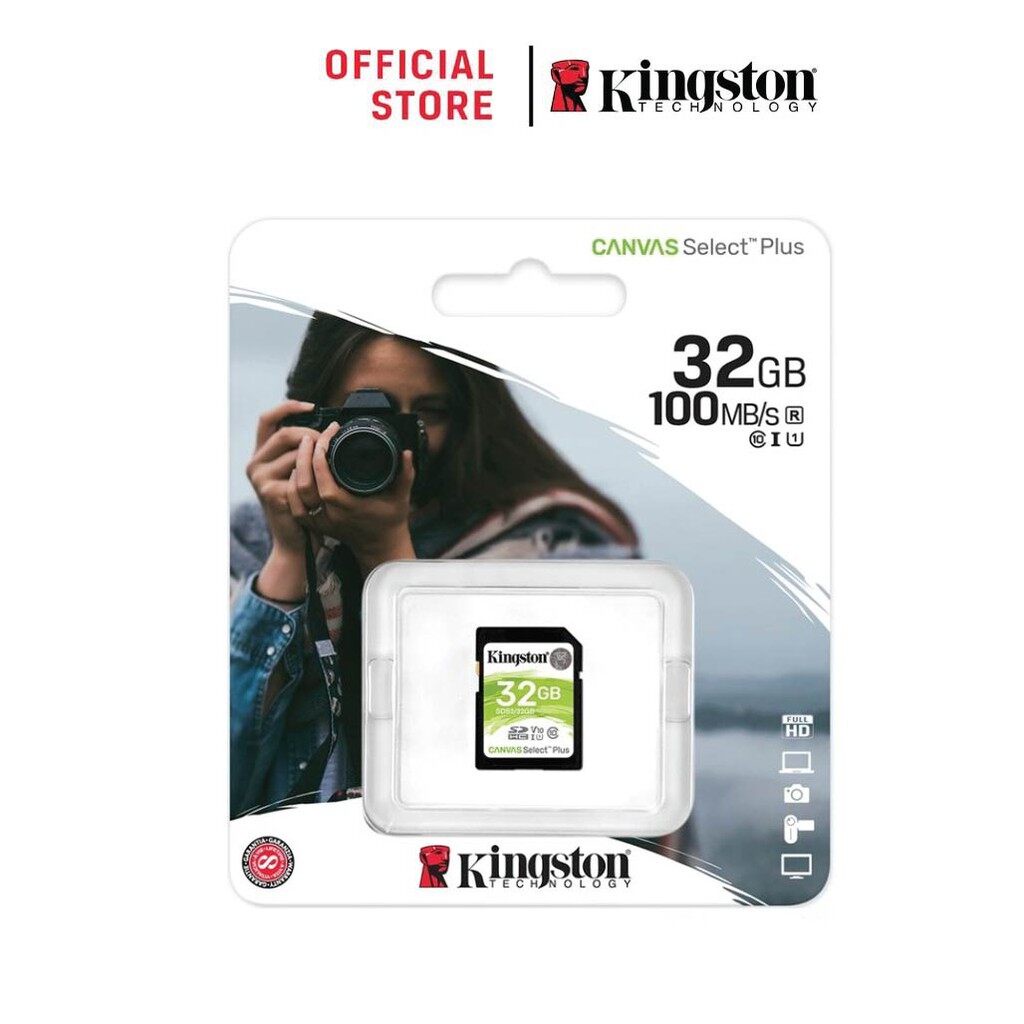 Kingston Canvas Select Plus Class 10 SD Card 32GB (SDS2/32GB) IOOC