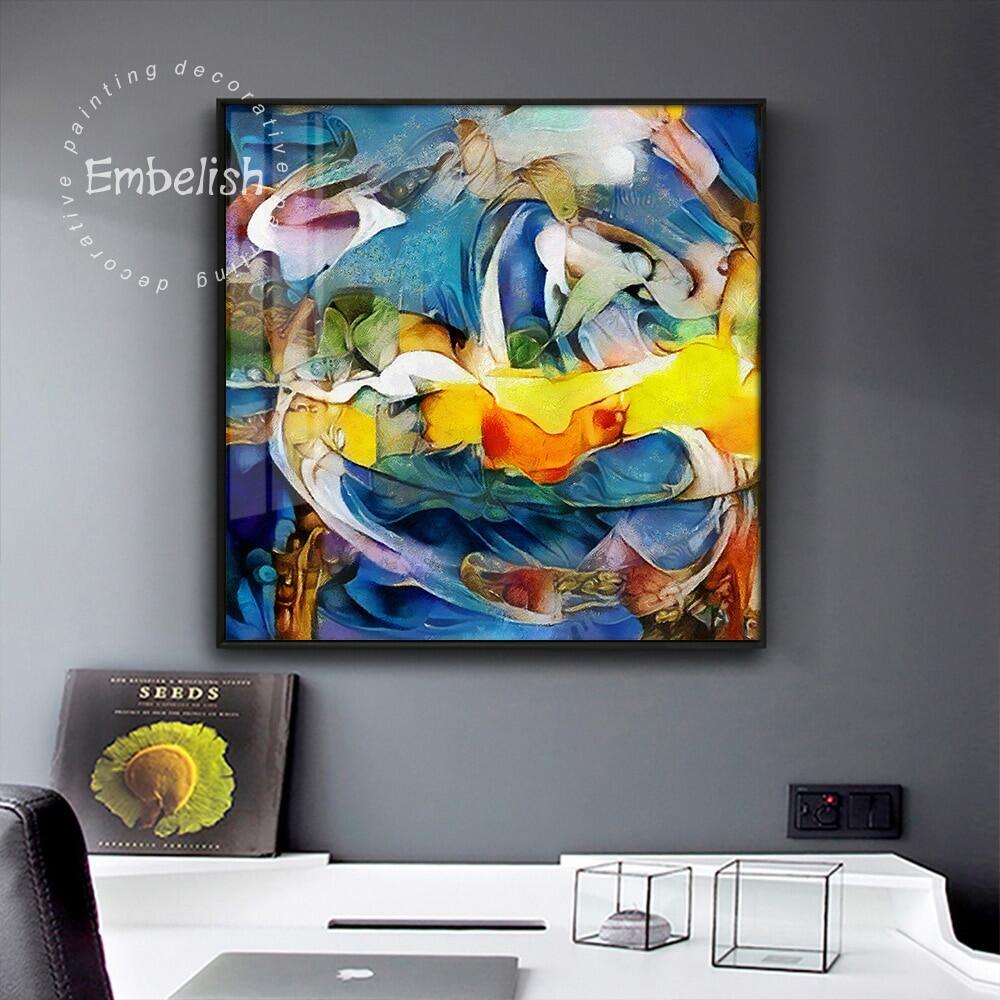 ผลงานศิลปะของ Pablo Picasso สำหรับห้องนั่งเล่น อุปกรณ์แต่งบ้านสไตล์โมเดิร์น โปสเตอร์ HD พิมพ์ภาพจาก.