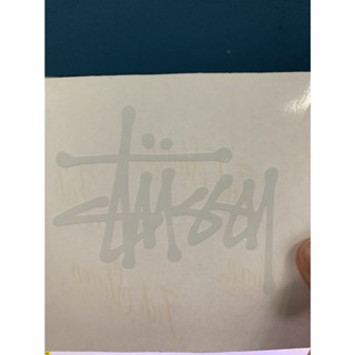 สติ๊กเกอร์ Stussy พีวีซี (PVC) กันน้ำ ขนาด 8x9cm มี 3 สี ขาว ดำด้าน ดำเงา