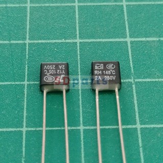 เทอร์โมฟิวส์ ฟิวส์ ความร้อน พัดลม มอเตอร์ Motor Thermal Fuse 2A 250V 95°C ถึง 150°C #TF-SQ 2A (1 ตัว)